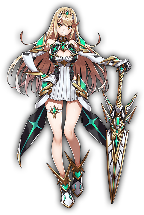 Xenblade 2 Spoilerscan I Just Say How I Love Mythra's - Xenoblade Chronicles 2 Rare Blades (481x716)