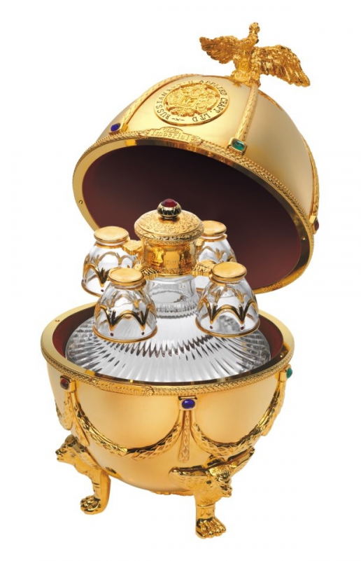«imperial Collection» Oeuf Fabergé Super Premium Or - Vodka Imperial Collection (800x800)