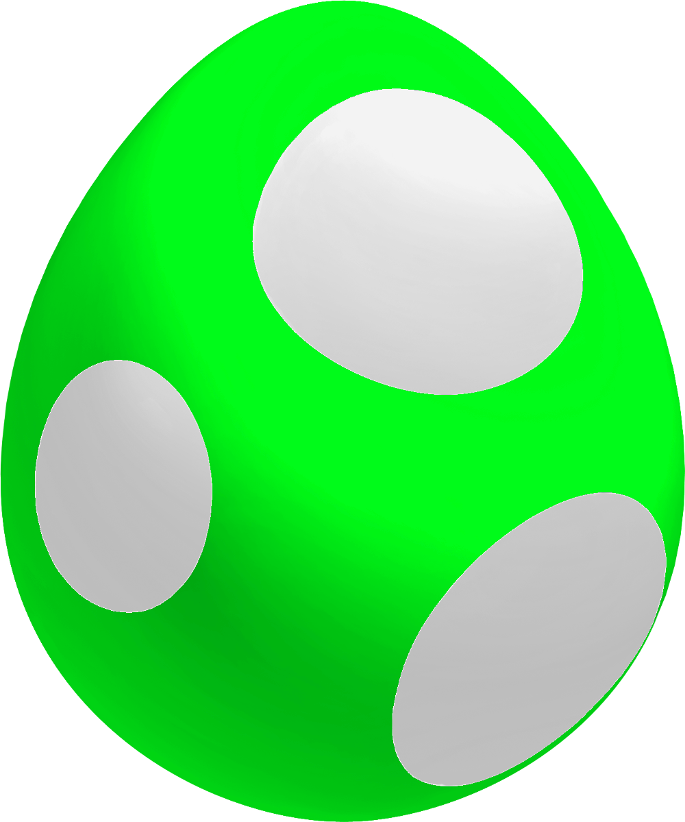 Lime Baby Yoshi Egg Mario Baby Yoshi Egg 1000x1199 Png Clipart Download