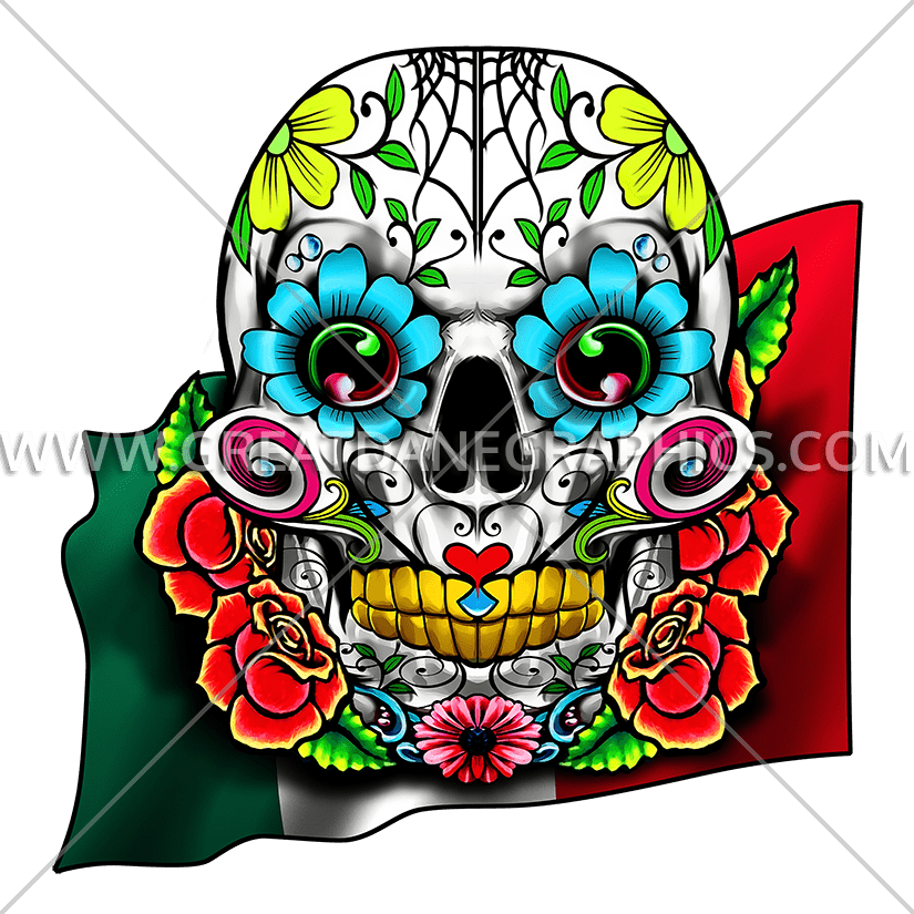 Tirecoverpro Full Color Sugar Skull With Roses (825x825)