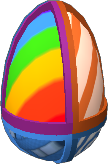 A Rainbowy Easter Egg, I Wich You All A Super Good - Easter (768x768)