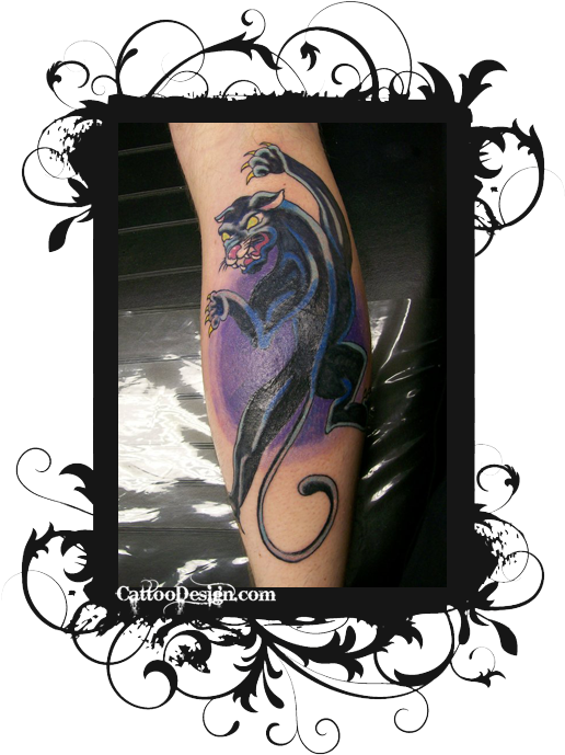 Panther Cover Up Tattoo Designs Photo - Black Panther Tattoos For Women (515x711)