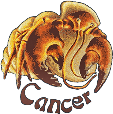 Cancer Color Ink Tattoo Design - Zodiak Hari Ini (400x396)