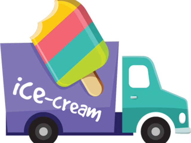 Ice Cream Truck Clipart - Chocolate Dreams (640x480)
