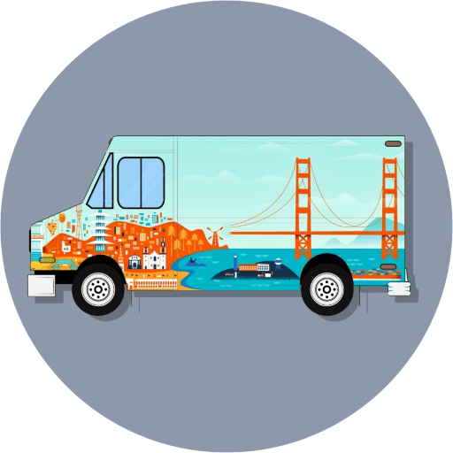 Food Truck Wraps - Portrait Of A Man (512x512)