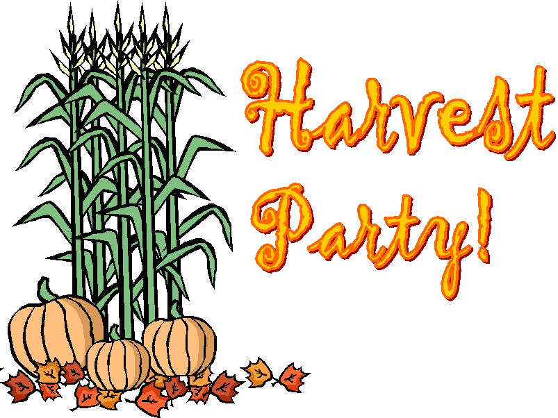 Harvest Clipart Fall Party - Fall Harvest Party Clipart (800x601)