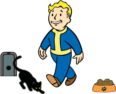 Luck - Fallout 4 Poster Quote (473x346)