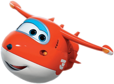 Jett The Plane - Super Wings Of Sprout Tv- World Airport Play Set - (400x400)