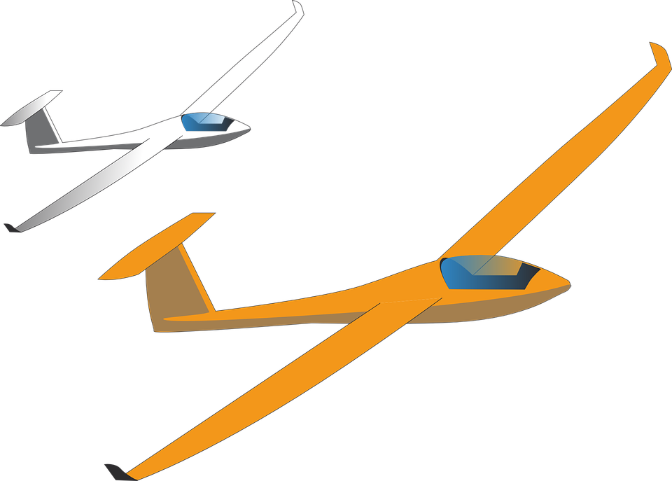 Aviation Clipart Glider Plane - Aviation (960x687)