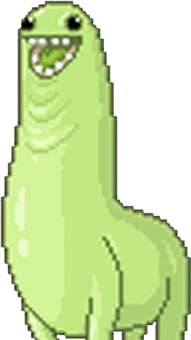 Llama Clipart Profile - Green Llama (512x510)