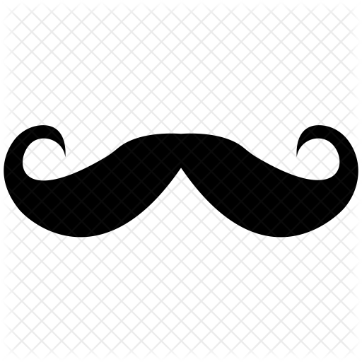 Sheriff Mustache Icon - Moustache (512x512)