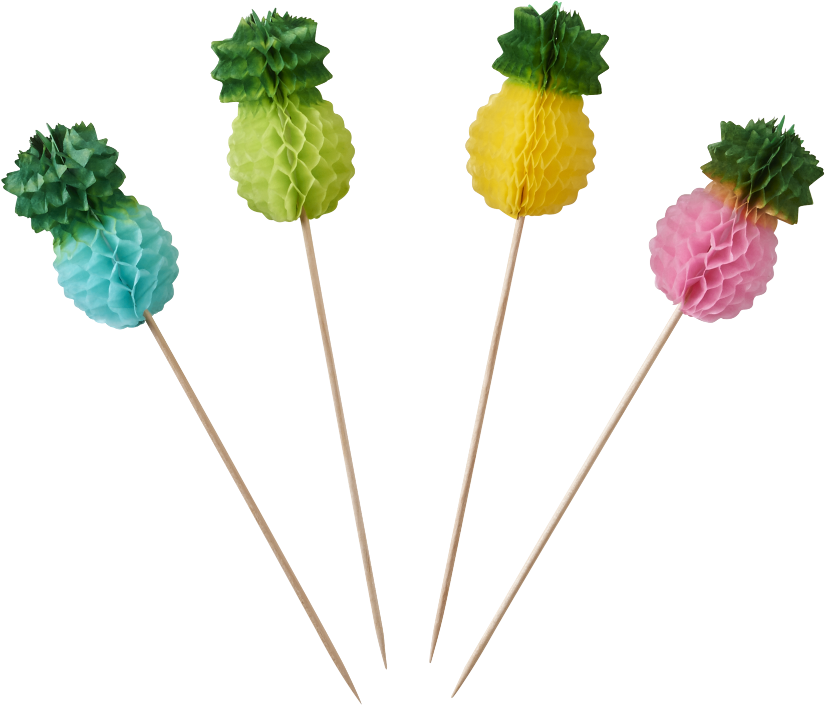 Rice Cocktail-spieße Ananas 12er Set - Rice Ananas Cocktail Party-picks (2000x2000)