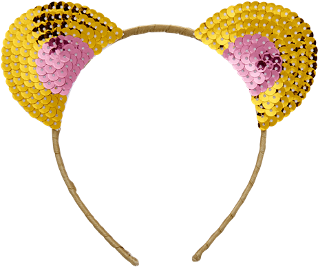Hårband Med Paljetter, Djur Öron, Från Rice - Headband (600x600)