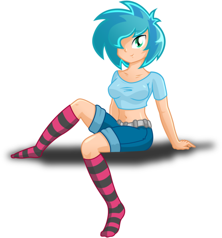 Mint Leaf Oc By Danmakuman - Cartoon (894x894)