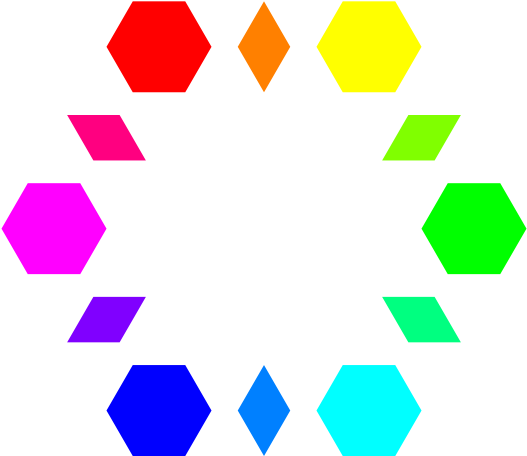6 Hexagons 6 Diamonds Png Images 600 X - اشكال هندسية Clipart (600x600)