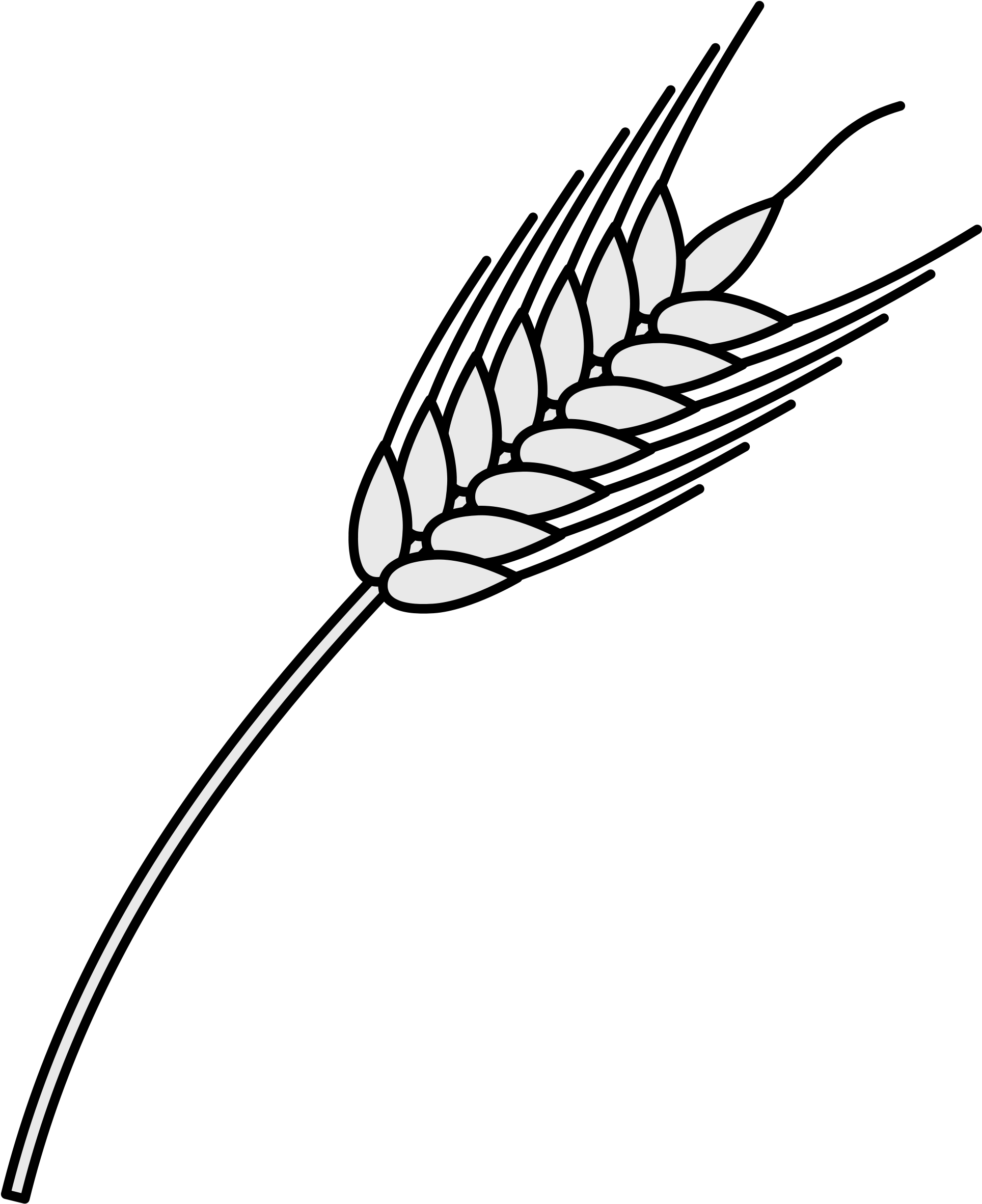 Open - Wheat Heraldry Png (2000x2449)