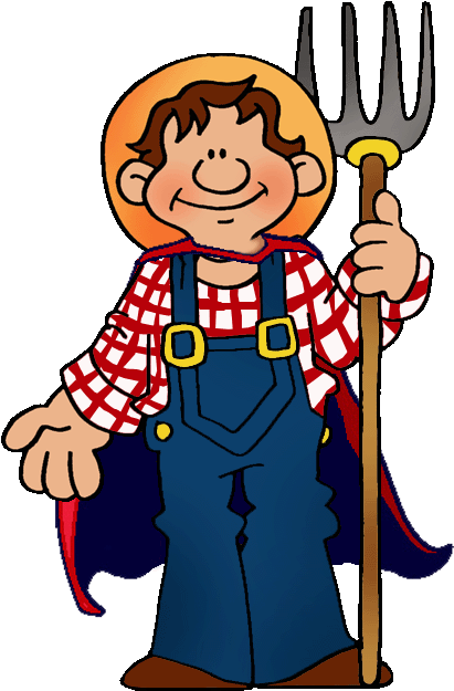 Although Farmers Are The Foundation Of Our Country, - Farmer Clip Art (500x650)