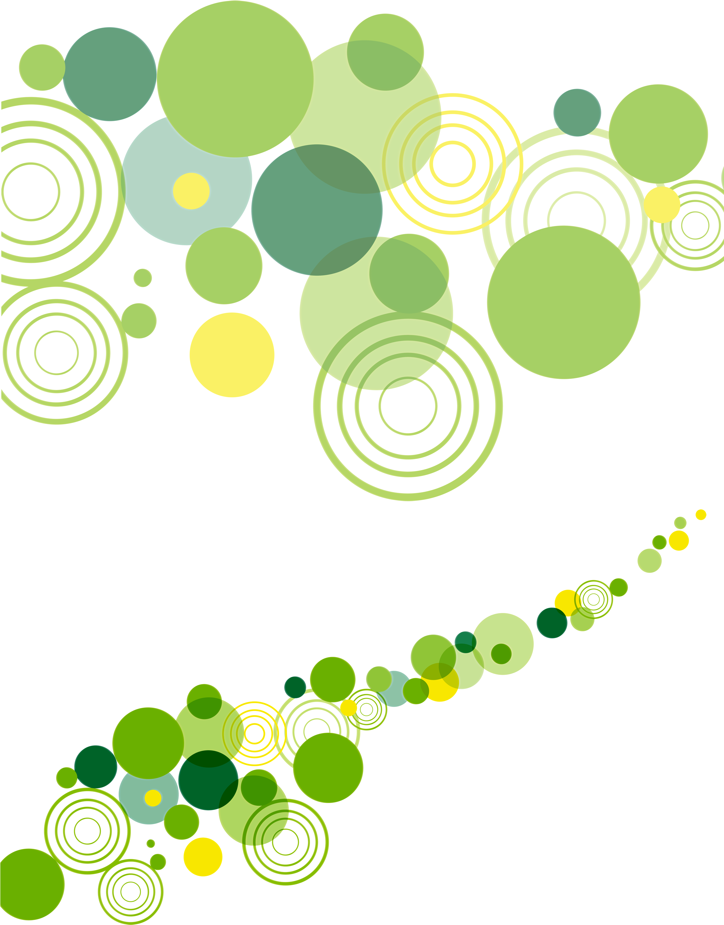 Circle Stars Gratis Computer File - Green (2362x3543)