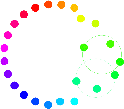 'rainbow Spinners' With Transparent Background, Courtesy - Spinner Gif Color (500x500)