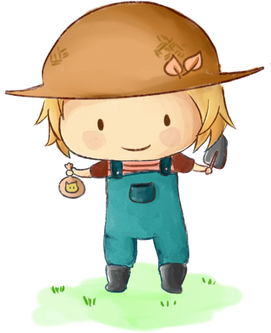 Little Farmer By Shirofucchi - Cartoon (894x894)