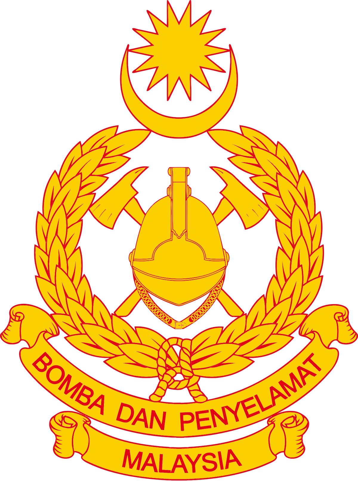 Fire Circle Background - Fire And Rescue Department Of Malaysia (1200x1613)