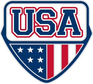 Made In The U - Usa Team Football Logo (398x357)