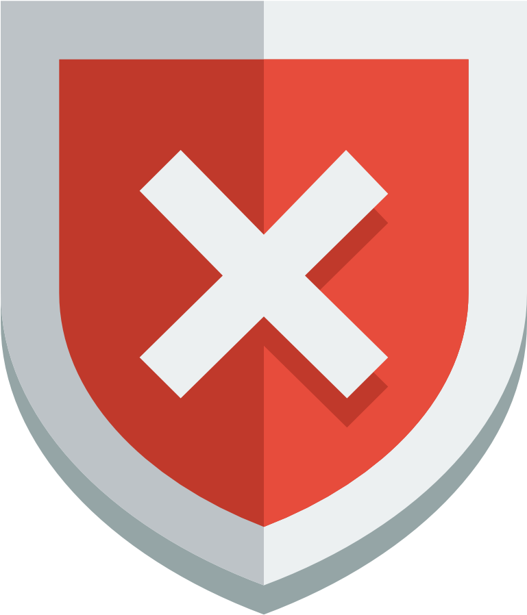 Shield Error Icon - Shield Error Icon (1024x1024)