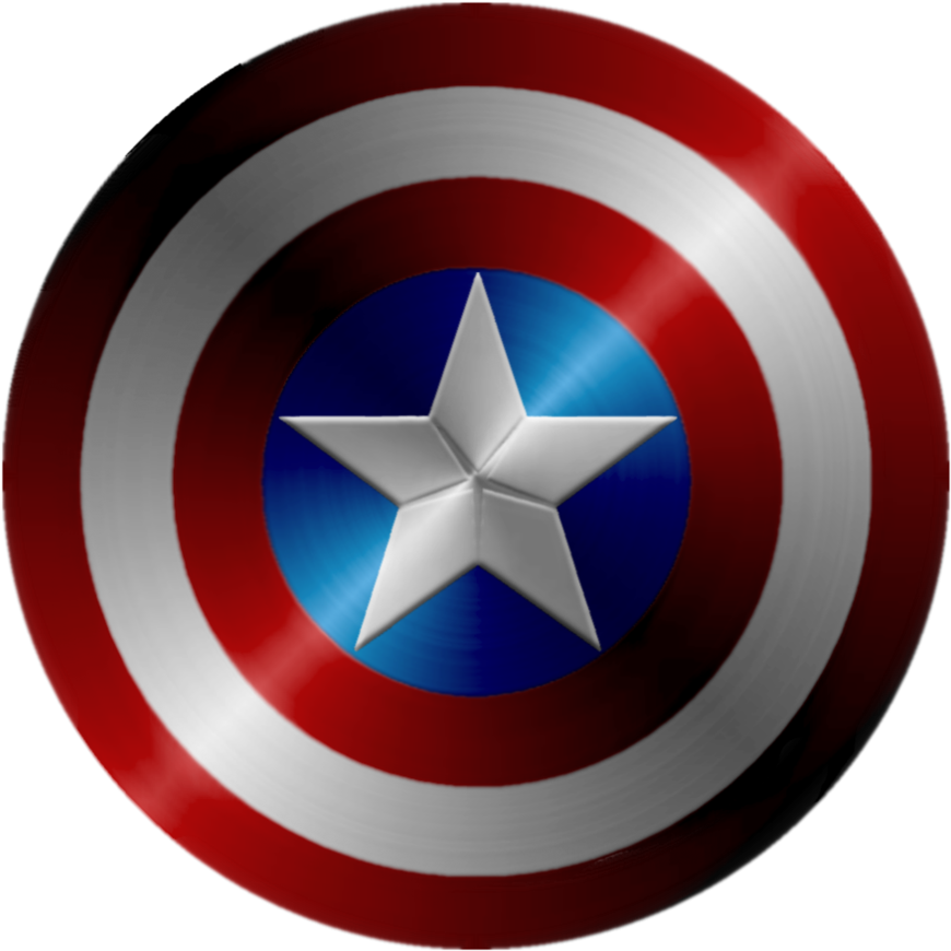 Captain America Shield Redo By Kalel7 - Captain America Shield Icon (900x900)