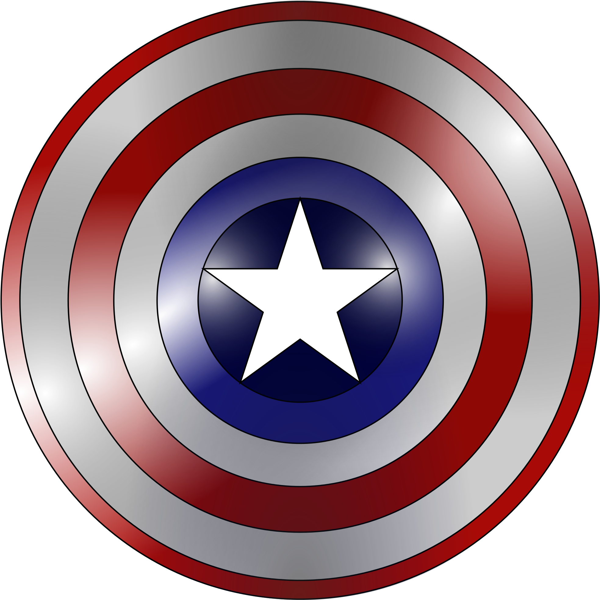 Afficher L'image D'origine - Captain America Shield Pdf (2000x2004)