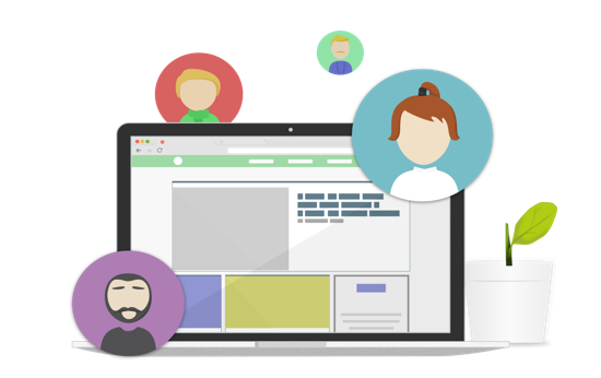 Track And Analyse Each Visitor's Behaviour - Cartoon (550x346)