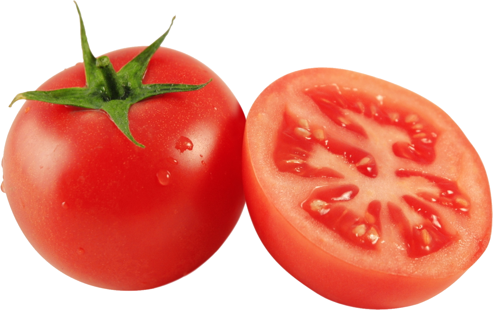 Tomato With Slice - Tomato Png (1647x1036)