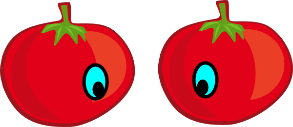 Tomato Clip Art - Vegetable Clip Art (600x260)