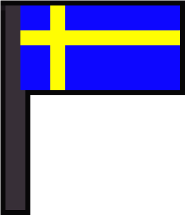 Swedish Flag - Polyvinyl Chloride (540x480)