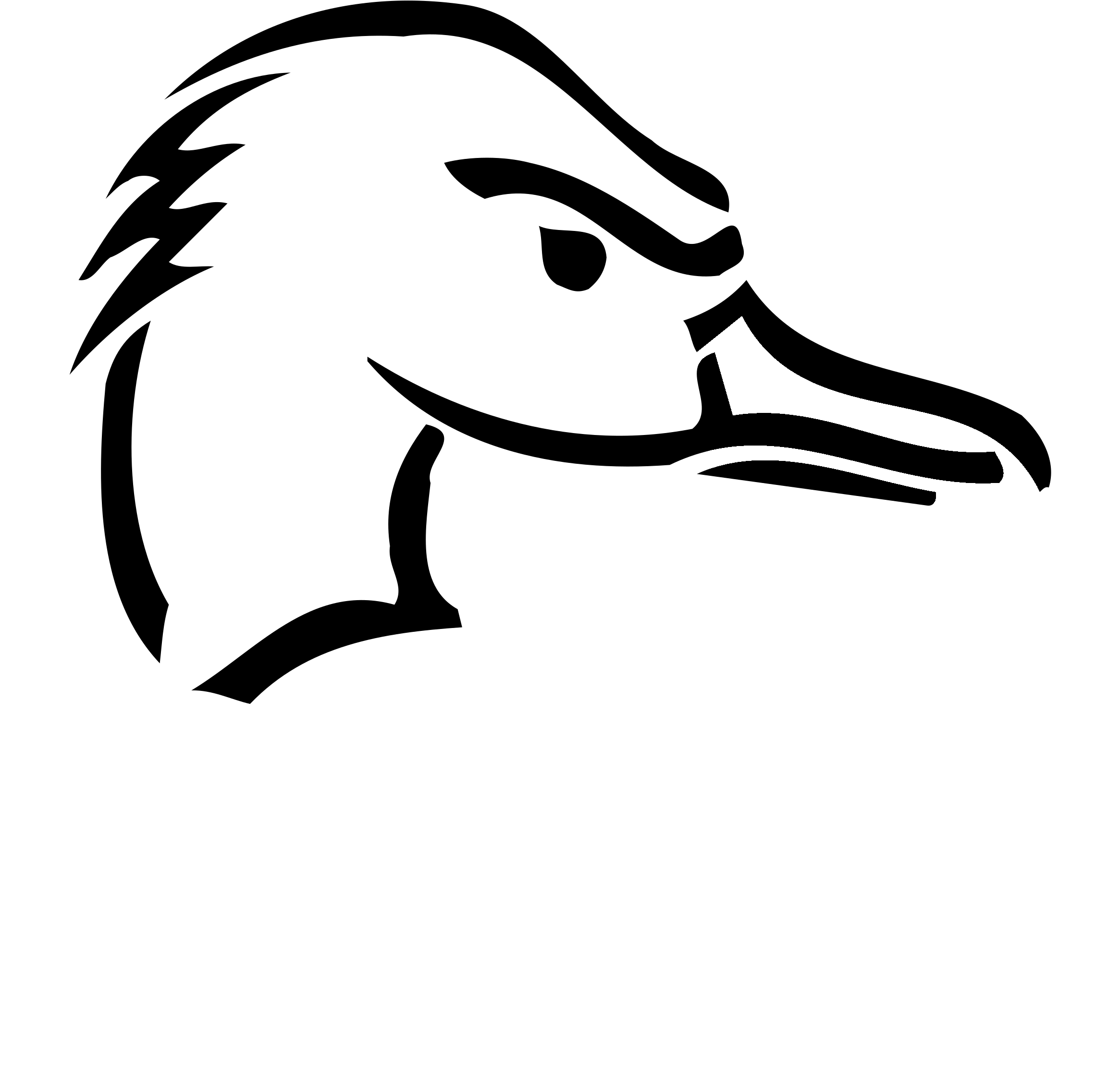 Oregon Ducks Logo Black And White - Oregon Ducks (2400x2400)