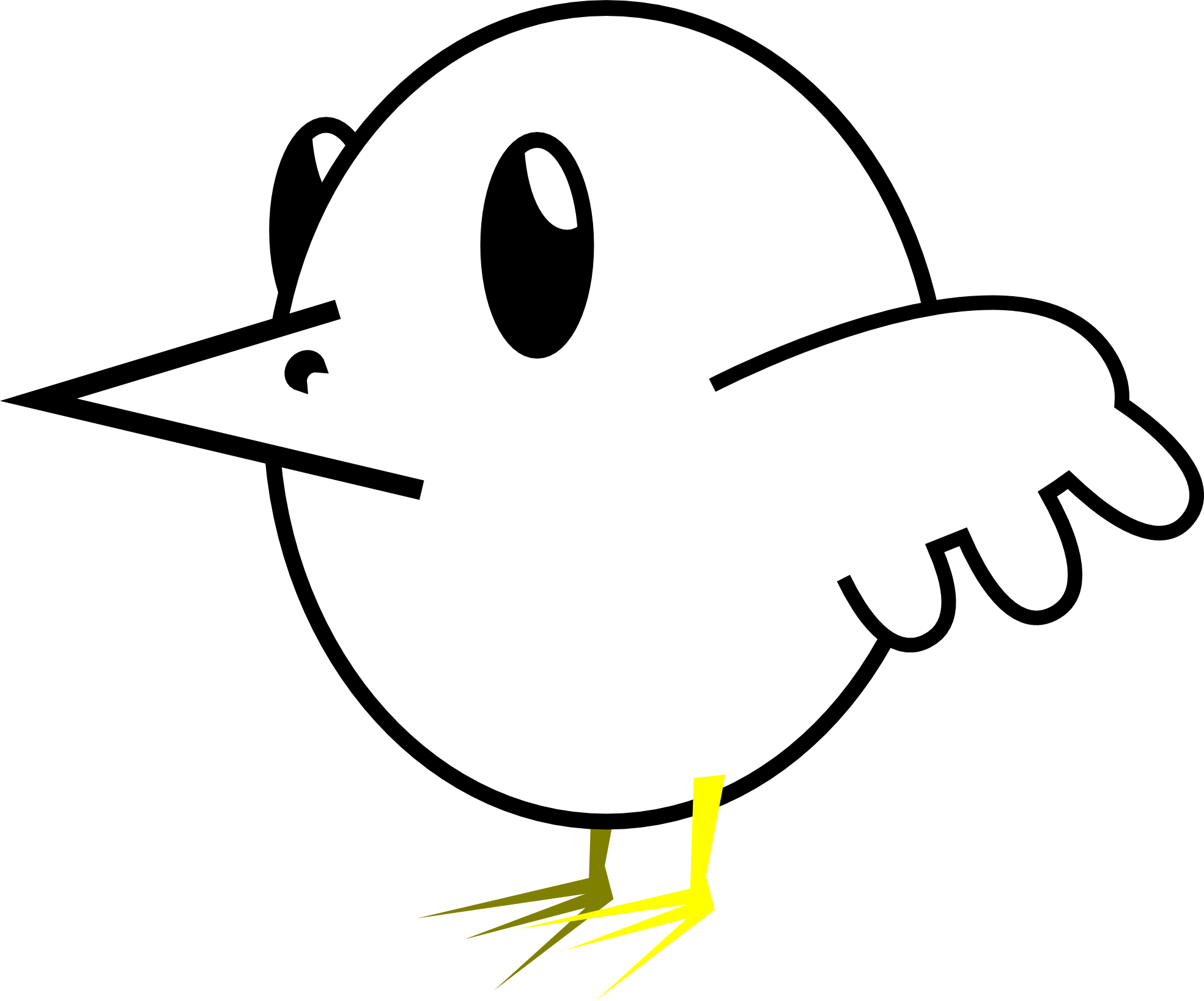 Boid Beta Black White Art Halloween 1969px 122 - Clip Art (1969x1639)