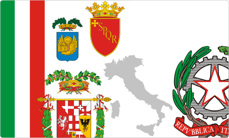 Heraldry Of Italy / Italian Flags & Coats Of Arms - Flag Of Bari Italy (750x451)