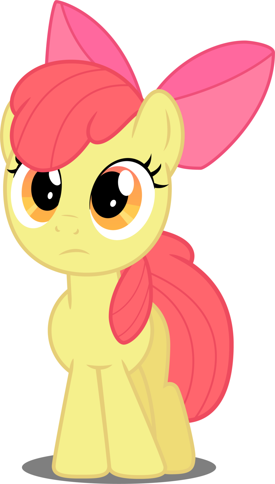 Apple Bloom In Perplexity By Felix-kot - My Little Pony Apple Bloom Front (900x1582)