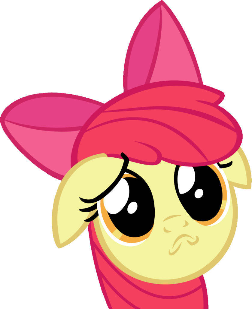 A Friend In Deed, Apple Bloom, Artist - Pinkie Pie Puppy Face (1088x1024)
