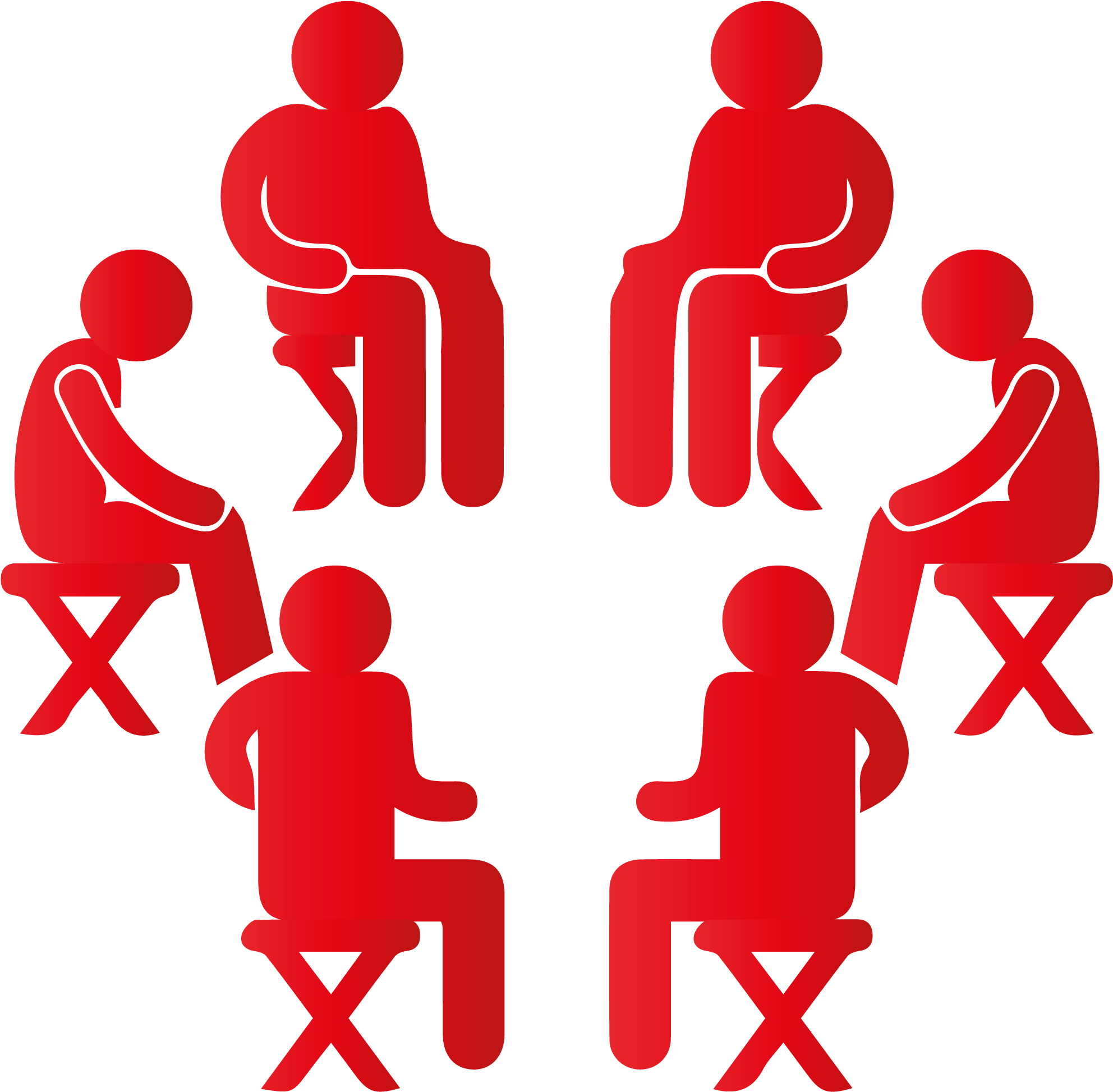 2,800 Group Mental Health Sessions - Group Study Clipart (2155x2155)