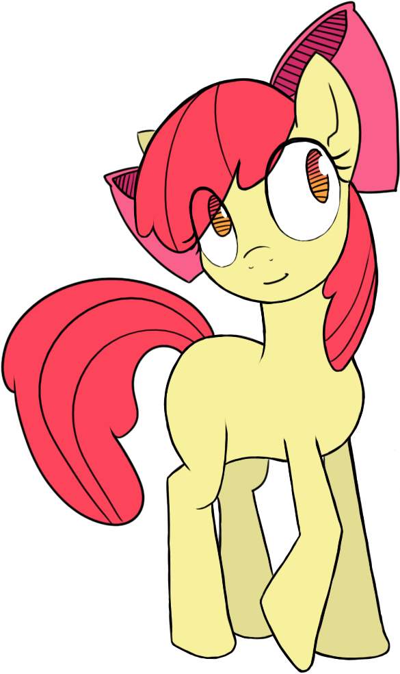 Apple Bloom Pony Red Mammal Vertebrate Horse Like Mammal - Apple Bloom Fan Art (660x1010)