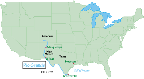 Us Map Rio Grande - American Mold Builders Association (505x282)