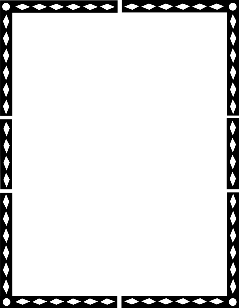 Black History Border Clipart - Vocabulary For Lamb To The Slaughter (958x1231)