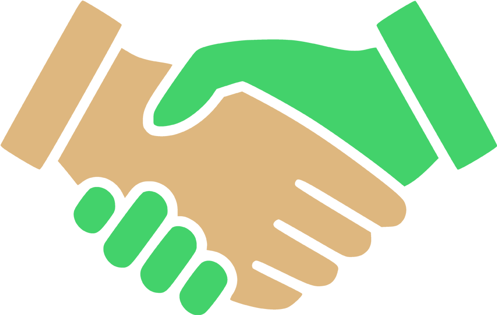 No Credits, No Hassle - Shaking Hands Icon Png (1000x1000)