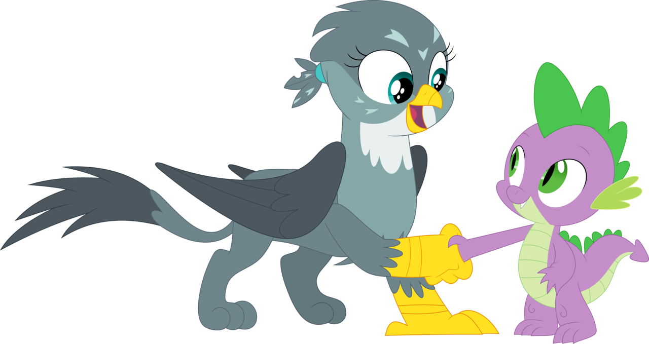 Porygon2z, Dragon, Gabby, Griffon, Handshake, Safe, - Mlp Gabby The Griffon Hugs (1280x679)