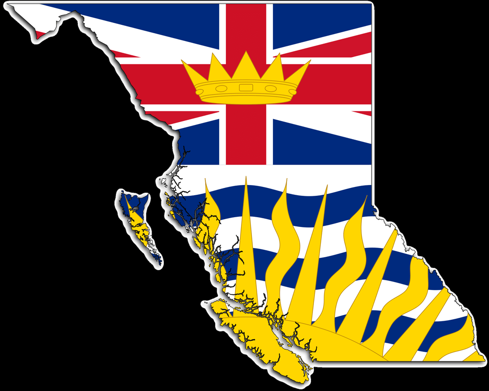 Bc Flag, Map Of Bc, Bc Day, British Columbia Day, Civic British