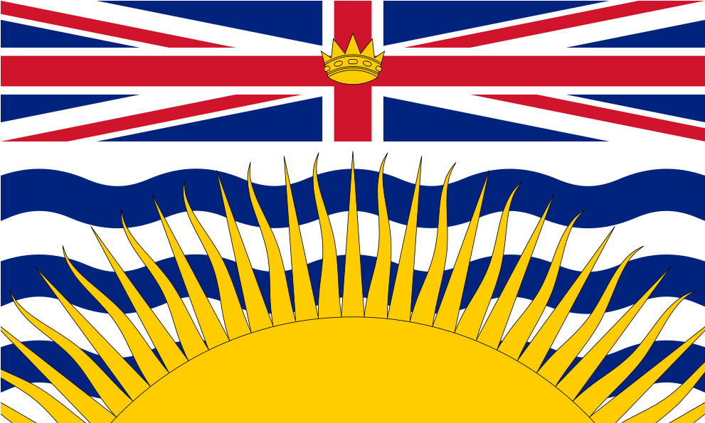 Ca Bc British Columbia Flag Icon - Flag Of British Columbia (1024x1024)
