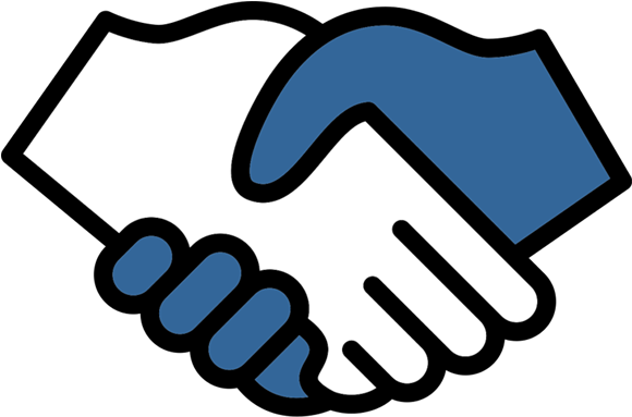 Get Hired - Clip Art Shake Hands Icon (751x544)