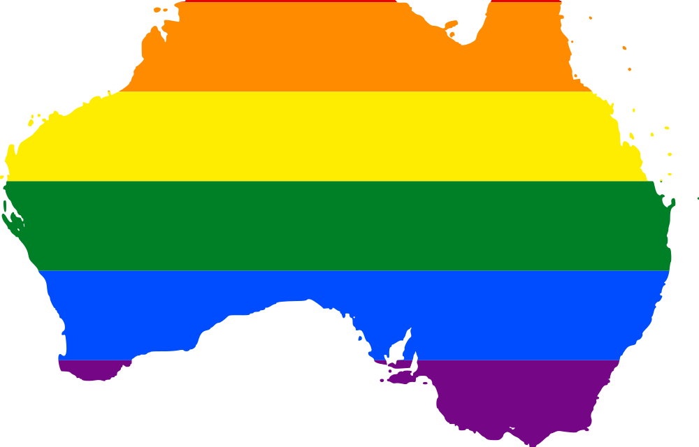 Why Is There Still A Debate About Gay Marriage - Australian Flag On Australia (1000x640)