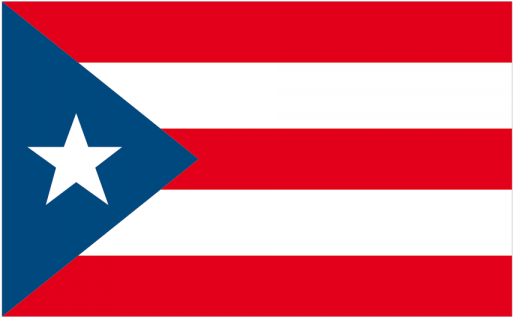 Stickers Autocollant Drapeau Porto Rico - Flag Of Puerto Rico (600x600)