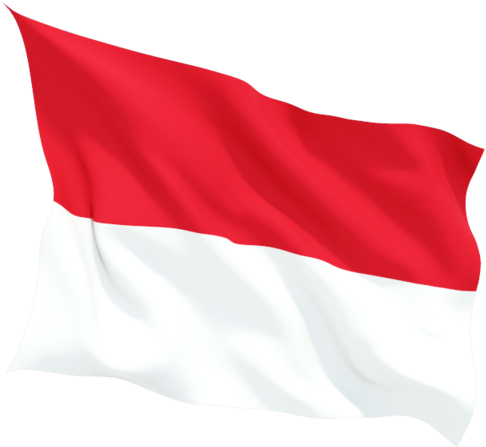 Drapeau De L Indonesie Image Animee - Monaco Flag Png (640x480)